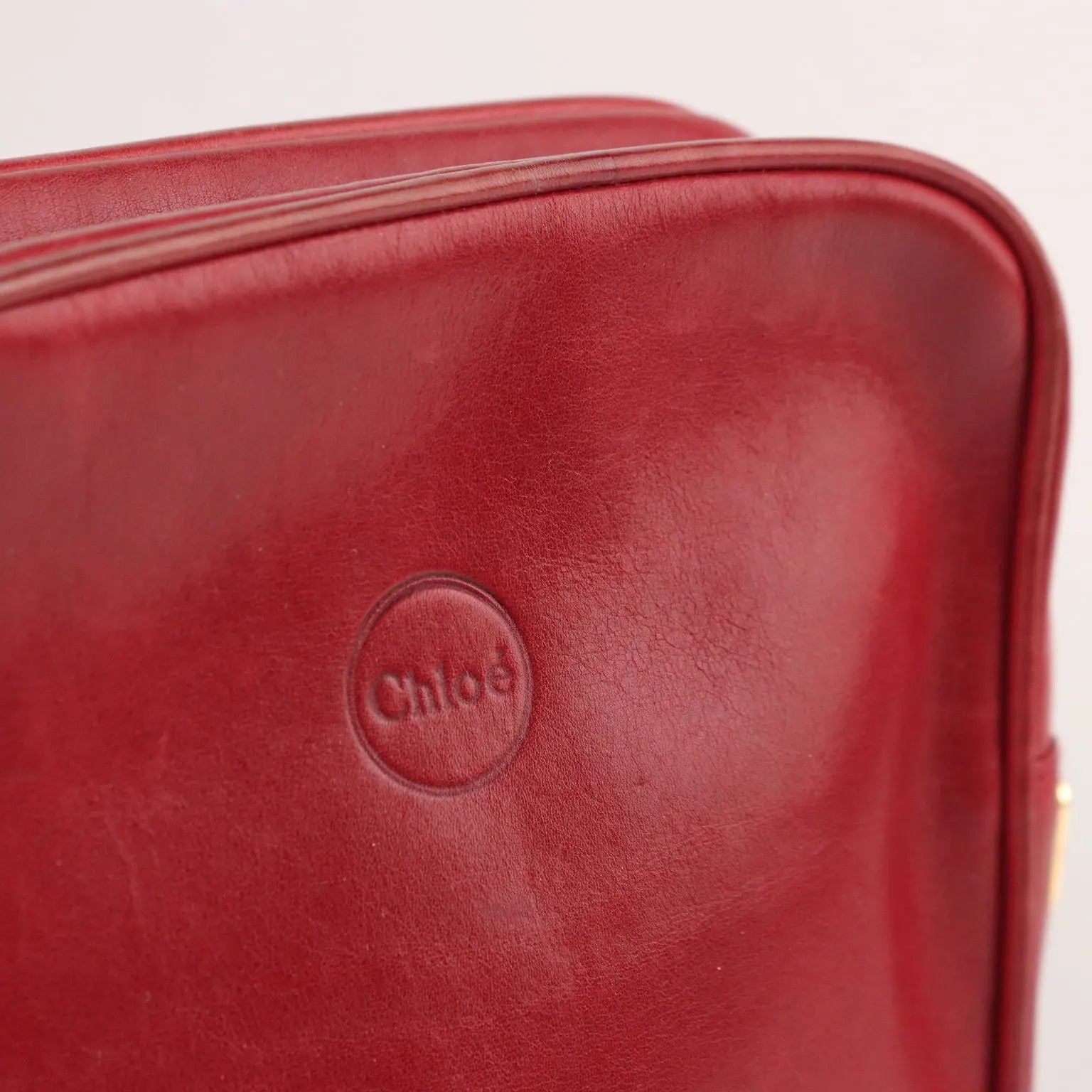 Vintage 1970s-80s Chloé Bag Burgundy Leather France | Clothing & House Linens | Vintage