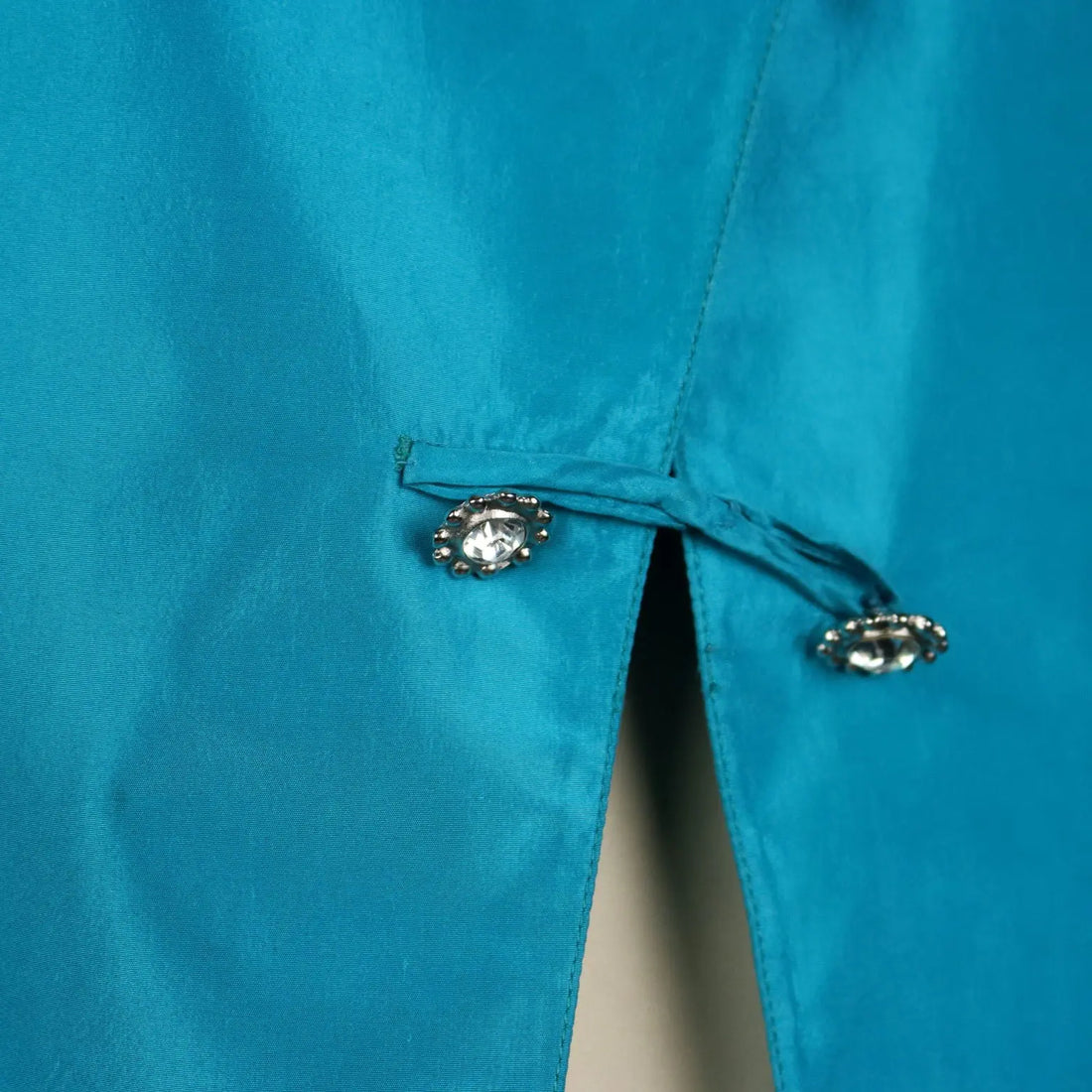 Ungaro Jacket Turquoise Silk UK Size 12 VintageFrance 1980 - UK Size 12 | Clothing & House Linens | Vintage