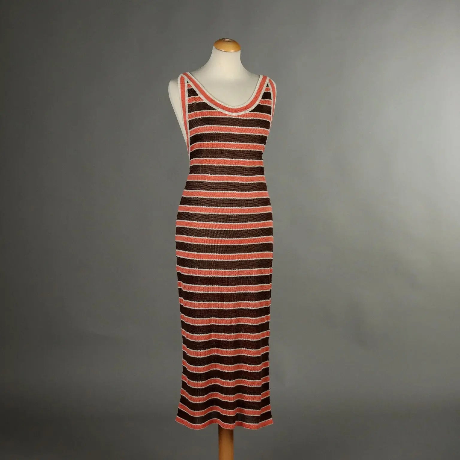 Emilio Pucci Vintage Dress Striped Viscosa UK Size 12 1960s-1970s - UK Size 12 | Clothing & House Linens | Vintage