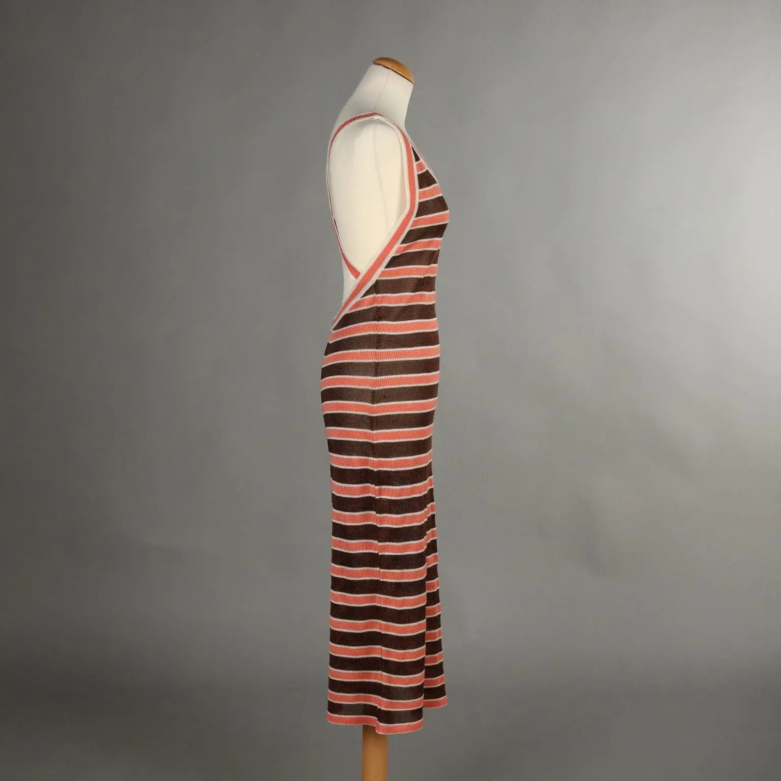 Emilio Pucci Vintage Dress Striped Viscosa UK Size 12 1960s-1970s - UK Size 12 | Clothing & House Linens | Vintage