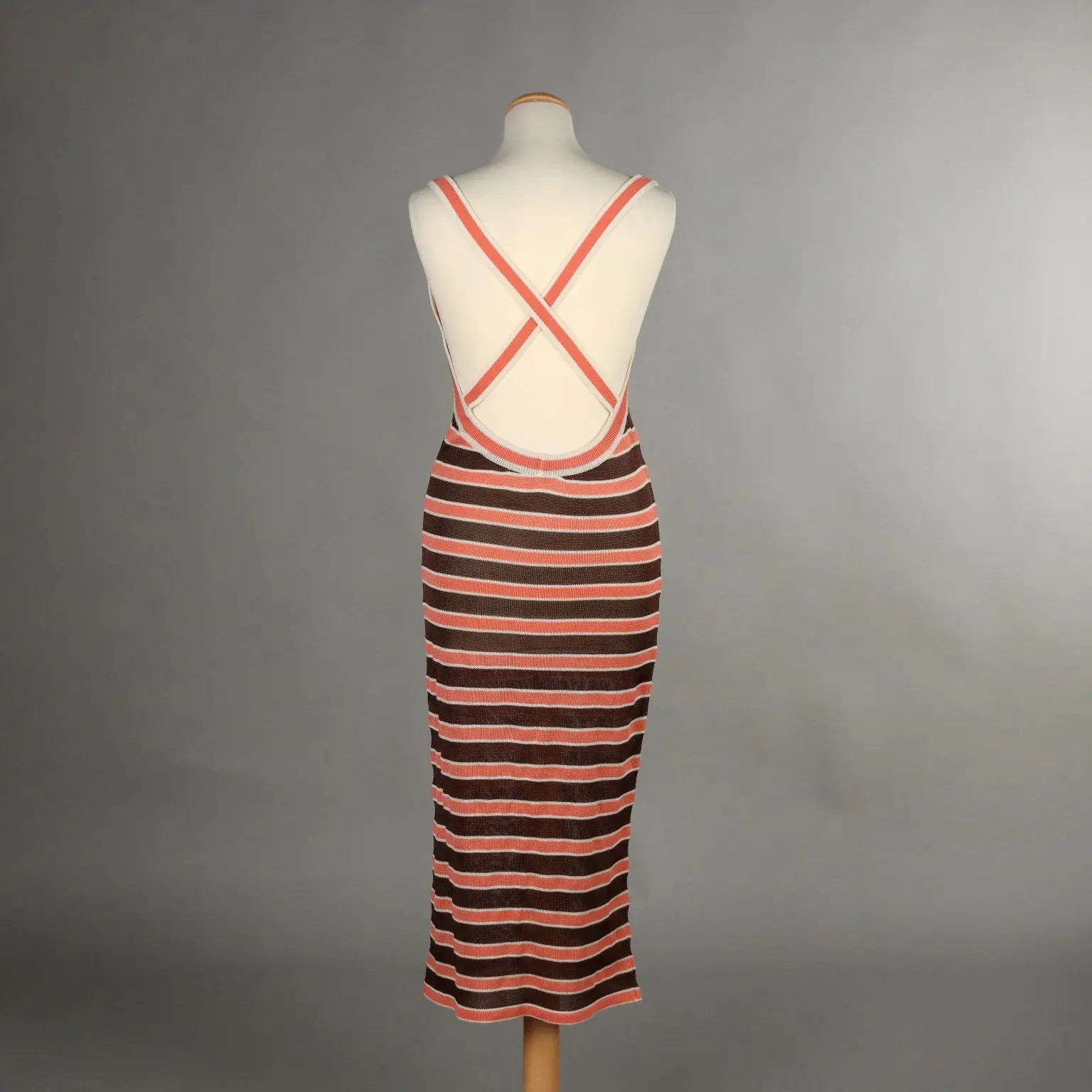 Emilio Pucci Vintage Dress Striped Viscosa UK Size 12 1960s-1970s - UK Size 12 | Clothing & House Linens | Vintage