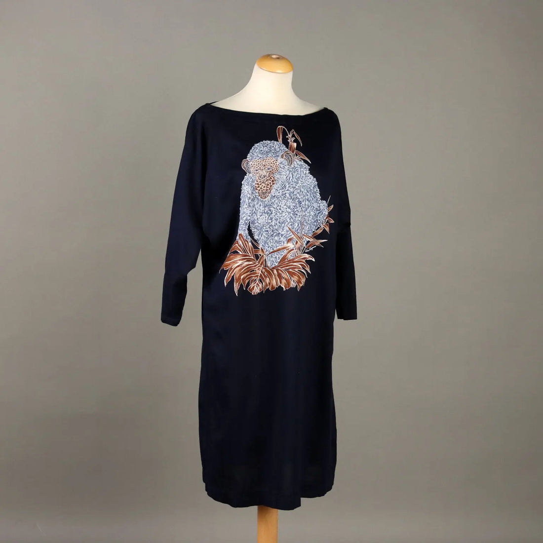 Ferragamo Vintage Dress Cotton UK Size 14 Italy 1980s-1990s - UK Size 14 | Clothing & House Linens | Vintage