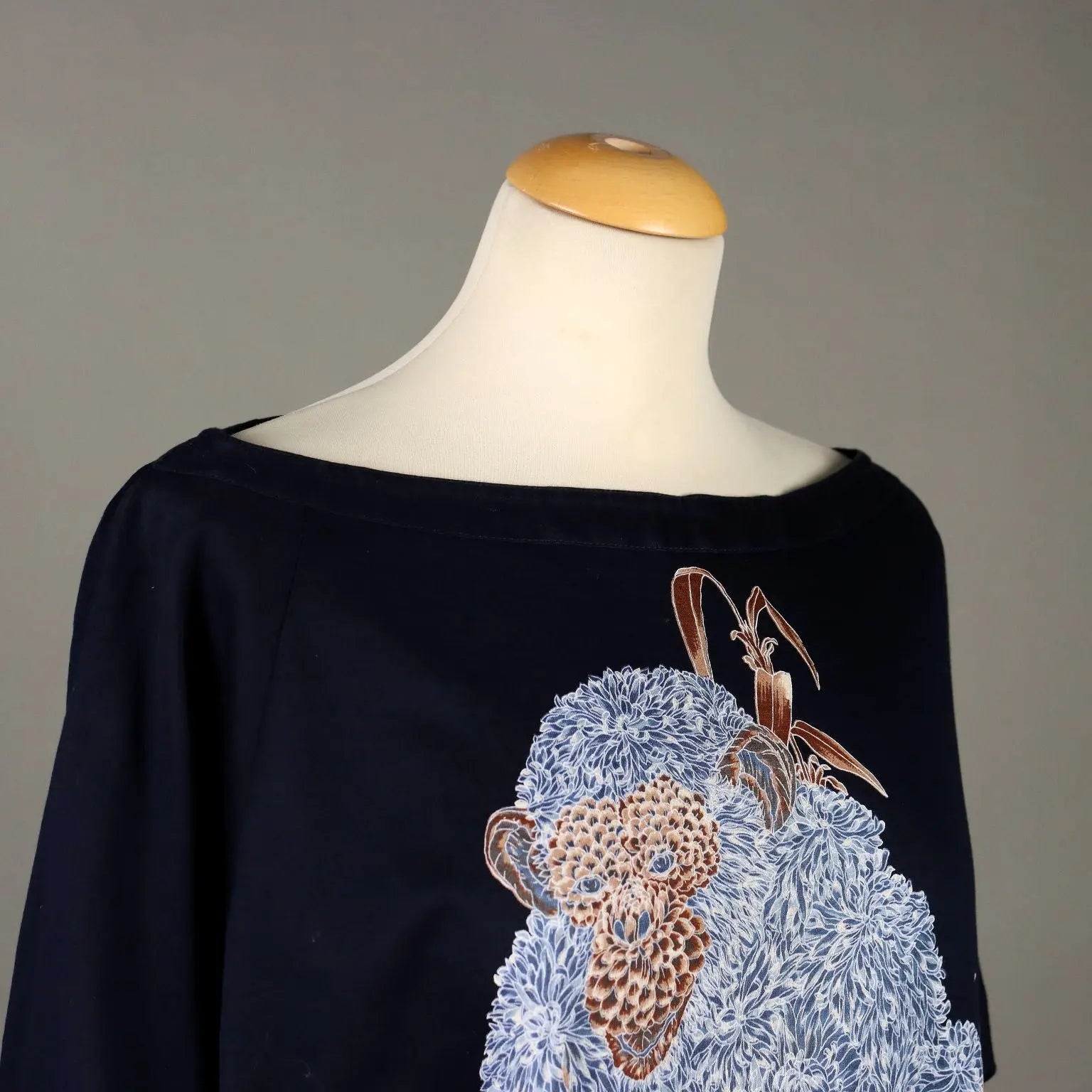 Ferragamo Vintage Dress Cotton UK Size 14 Italy 1980s-1990s - UK Size 14 | Clothing & House Linens | Vintage