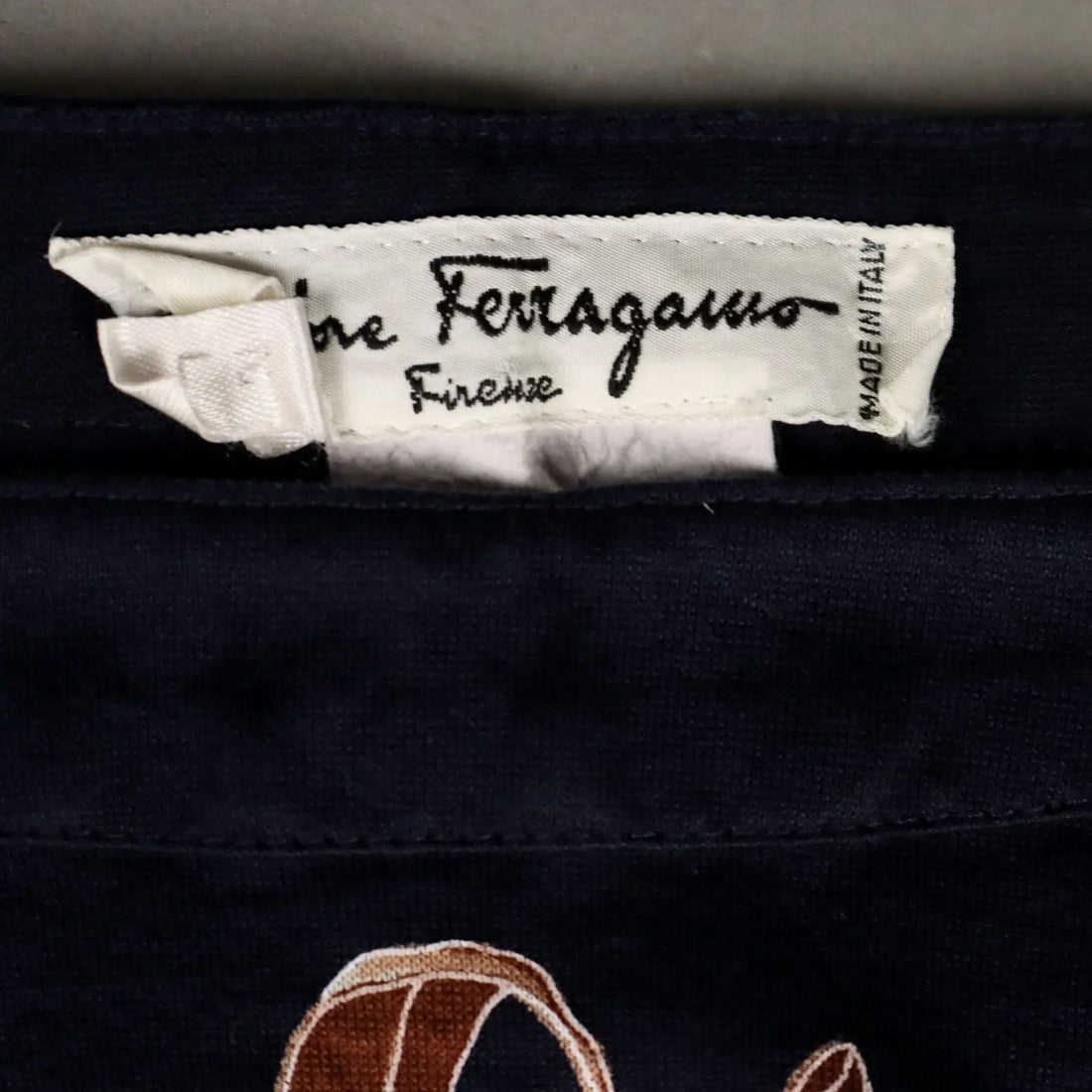 Ferragamo Vintage Dress Cotton UK Size 14 Italy 1980s-1990s - UK Size 14 | Clothing & House Linens | Vintage
