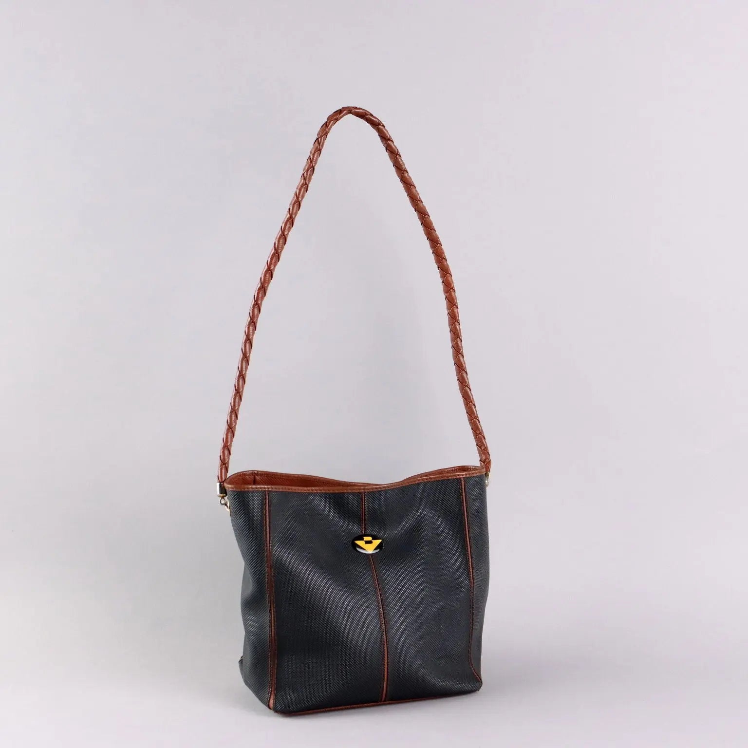 Vintage Bag Bottega Veneta Leather Fabric Italy 1980s-1990s | Clothing & House Linens | Vintage