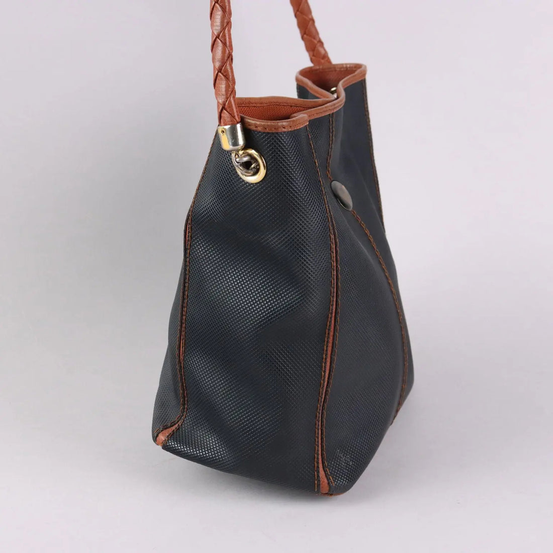 Vintage Bag Bottega Veneta Leather Fabric Italy 1980s-1990s | Clothing & House Linens | Vintage