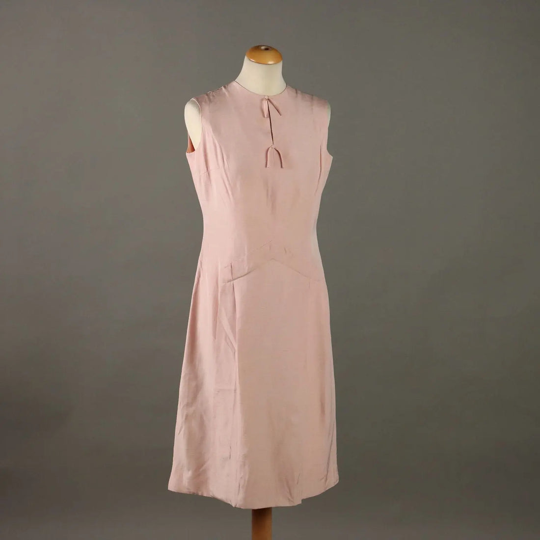 Pierre Cardin Dress Vintage Pink Silk UK Size 12 France 1960s - UK Size 12 | Clothing & House Linens | Vintage