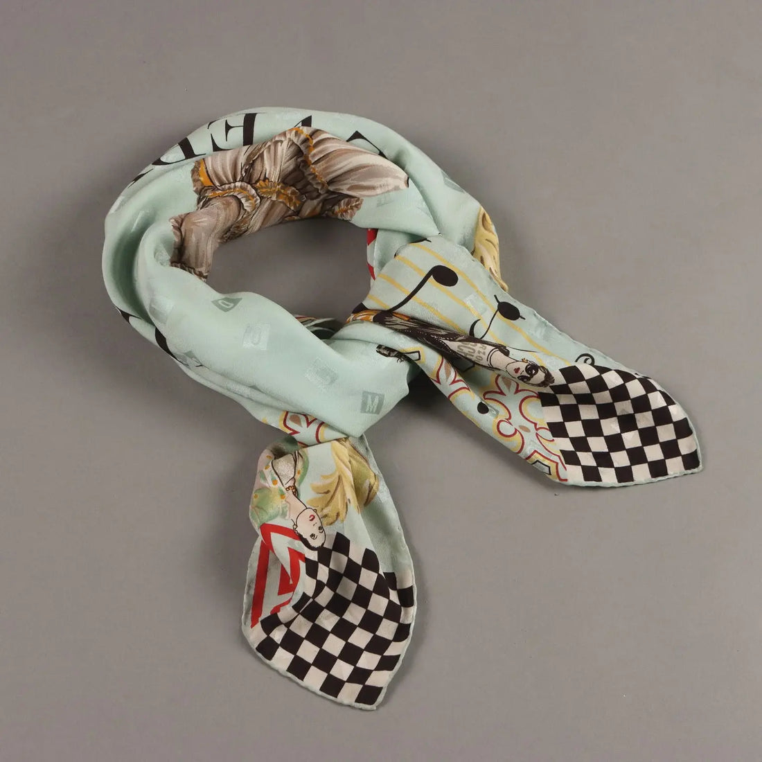 Vintage Scarf Jole Veneziani Pure Coloured Silk Italy 1970s | Clothing & House Linens | Vintage