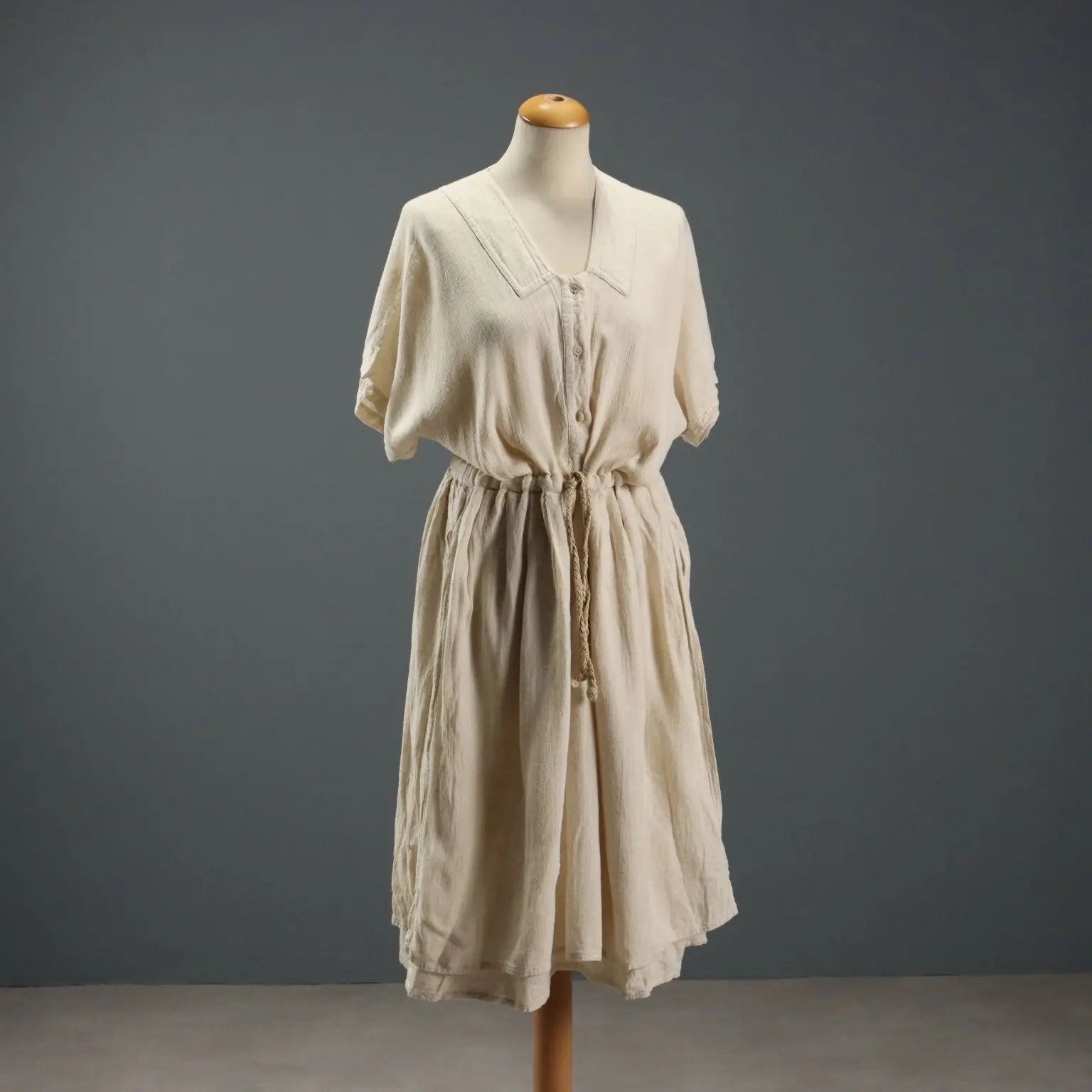 Vintage Dress Issey Miyake Rayon Fiber UK Size 12 Japan - UK Size 12 | Clothing & House Linens | Vintage
