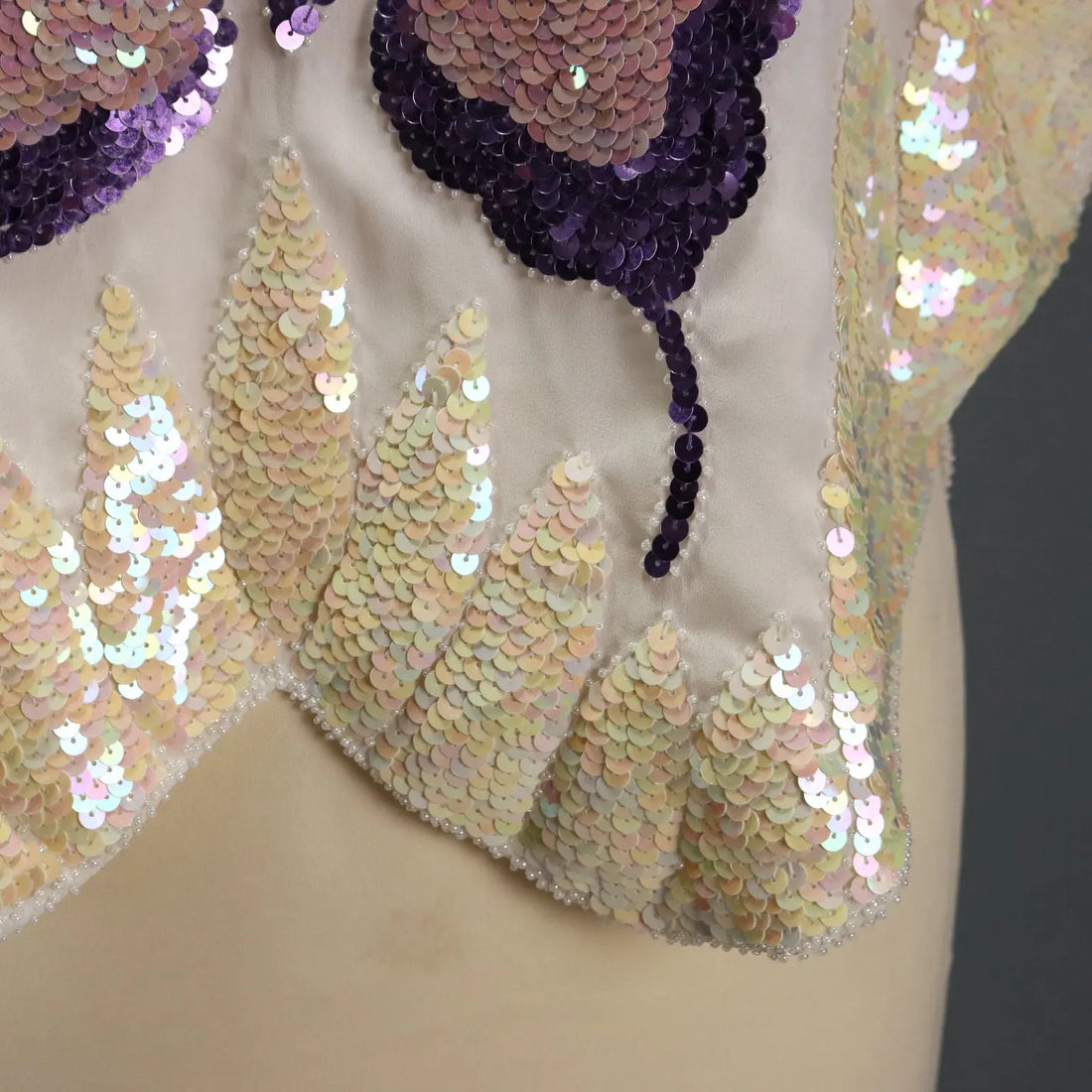 Vintage Shirt Lined Tulle Butterflies Unique Size Italy 1980s - Unique Size | Clothing & House Linens  Vintage