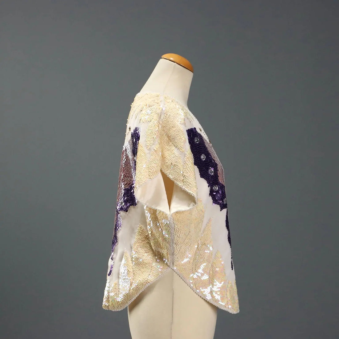Vintage Shirt Lined Tulle Butterflies Unique Size Italy 1980s - Unique Size | Clothing & House Linens  Vintage