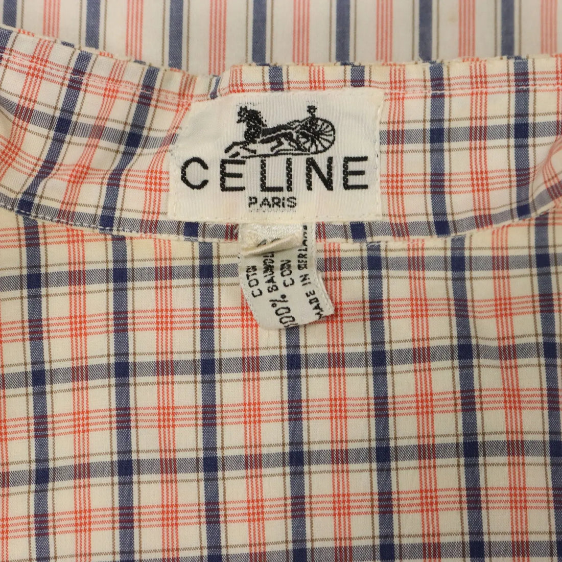 Celine Paris Chemisier Dress Vintage Cotton UK Size 12/14 1970s - UK Size 12/14 | Clothing & House Linens | Vintage