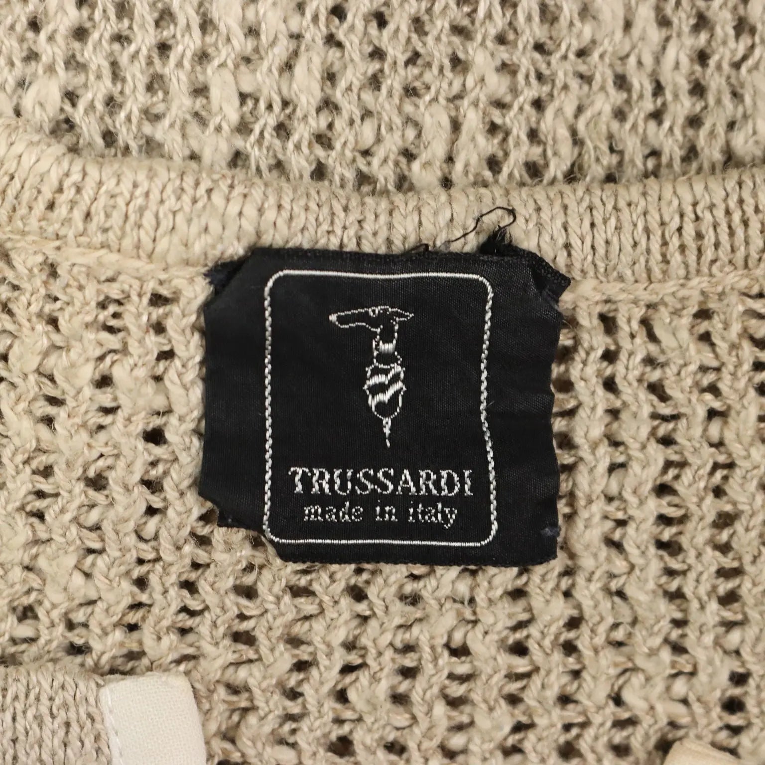 Vintage Trussardi T-Shirt Woman Cotton UK Size 12 - UK Size 12 | Clothing & House Linens | Vintage