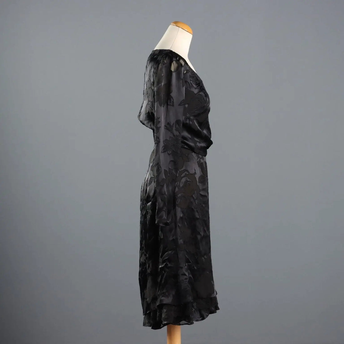 Curiel Vintage Dress with Shrug Satin UK Size 14 Italy 1980s - UK Size 14 | Clothing & House Linens | Vintage