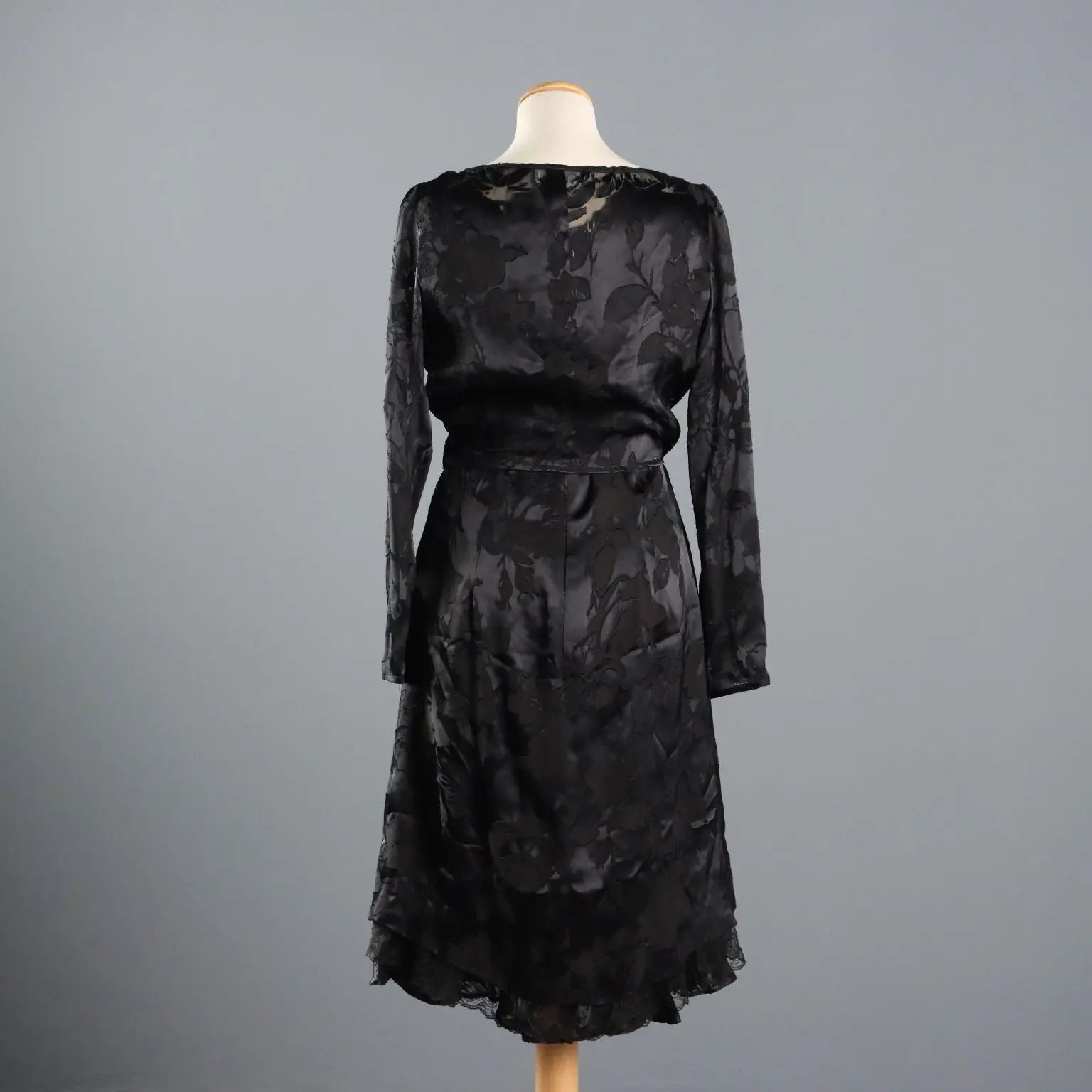 Curiel Vintage Dress with Shrug Satin UK Size 14 Italy 1980s - UK Size 14 | Clothing & House Linens | Vintage
