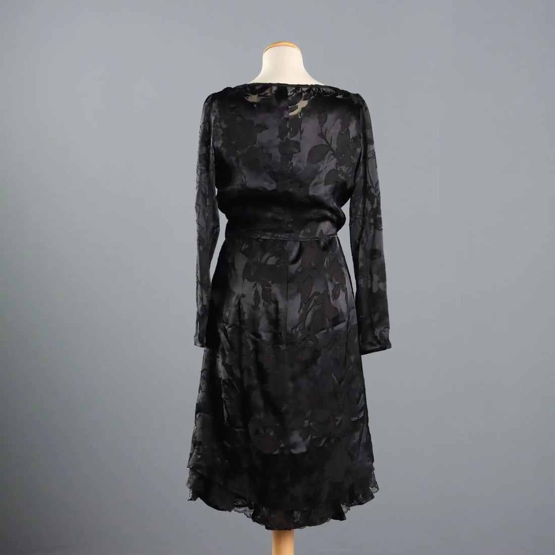 Curiel Vintage Dress with Shrug Satin UK Size 14 Italy 1980s - UK Size 14 | Clothing & House Linens | Vintage