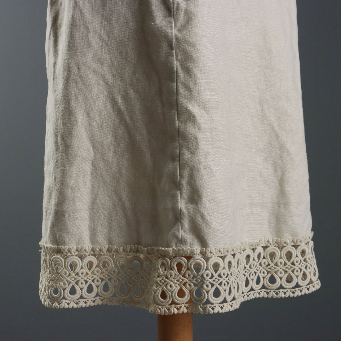 Vintage White Dress Linen UK Size 10/12 Sartoria Zaccarini Milano 1960s