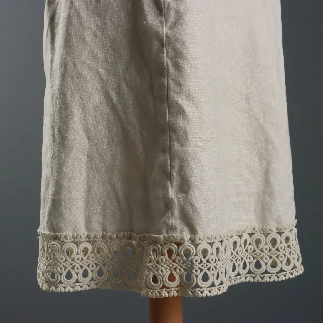 Vintage White Dress Linen UK Size 10/12 Sartoria Zaccarini Milano - UK Size 10/12 | Clothing & House Linens | Vintage
