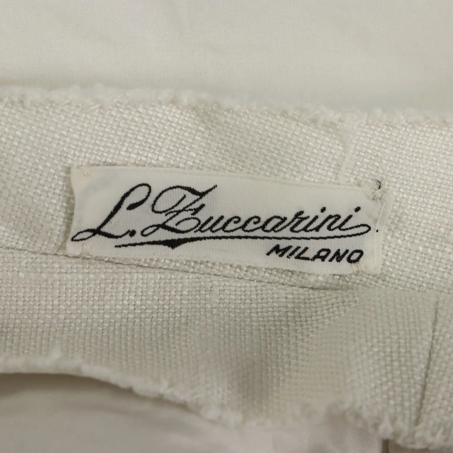 Vintage White Dress Linen UK Size 10/12 Sartoria Zaccarini Milano - UK Size 10/12 | Clothing & House Linens | Vintage