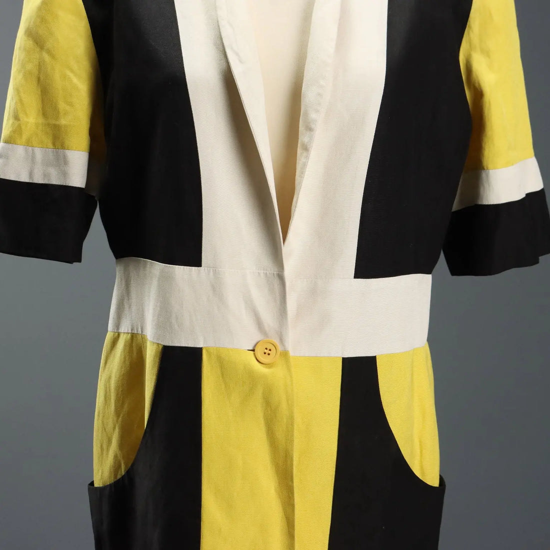 Erreuno Jacket Vintage Silk Linen UK Size 16 Italy 1980s - UK Size 16 | Clothing & House Linens | Vintage