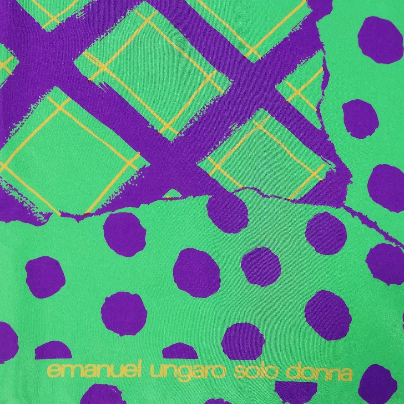 Vintage Ungaro Dress Silk with Scarf UK Size 14 France 1980s-1990s - UK Size 14 | Clothing & House Linens | Vintage