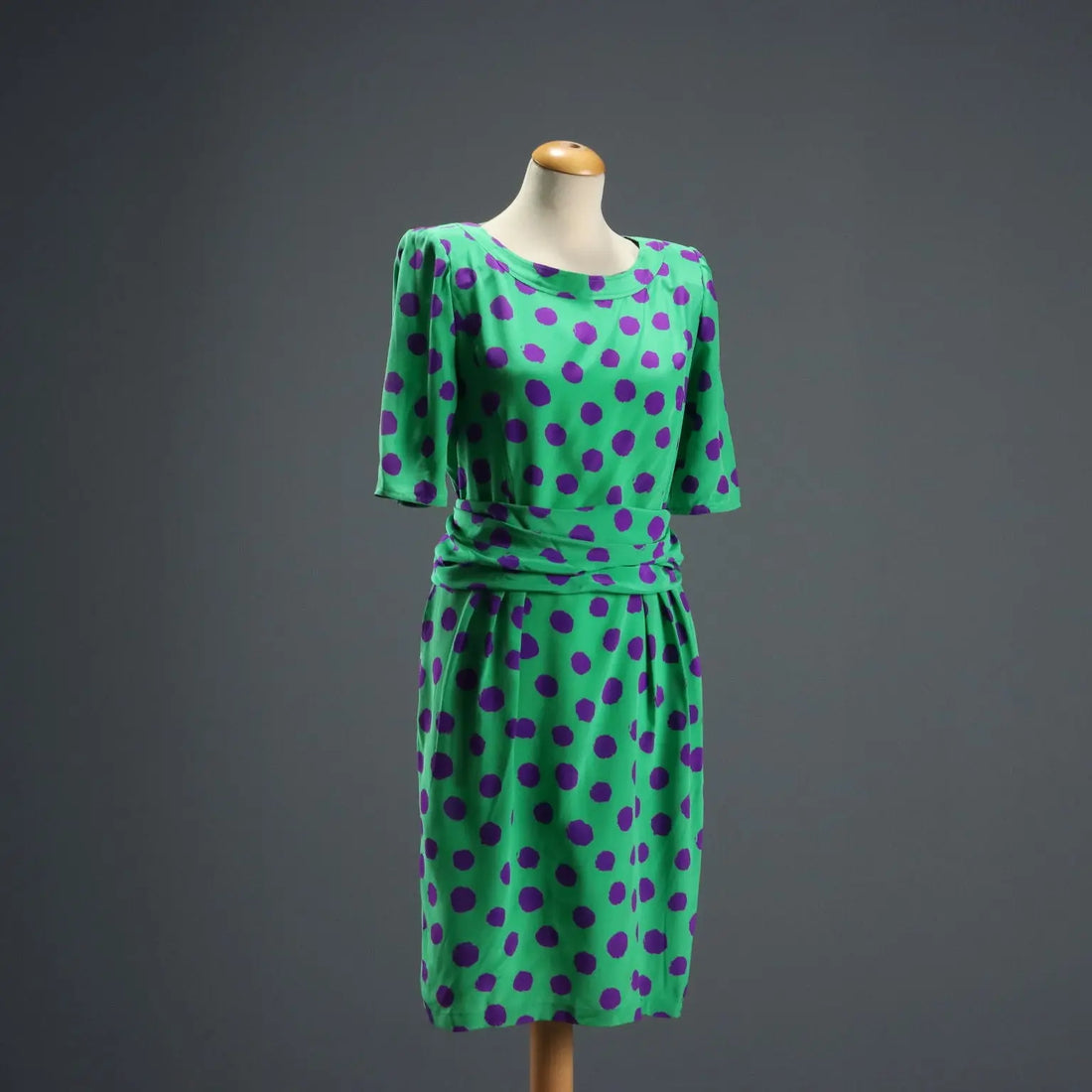 Vintage Ungaro Dress Silk with Scarf UK Size 14 France 1980s-1990s - UK Size 14 | Clothing & House Linens | Vintage