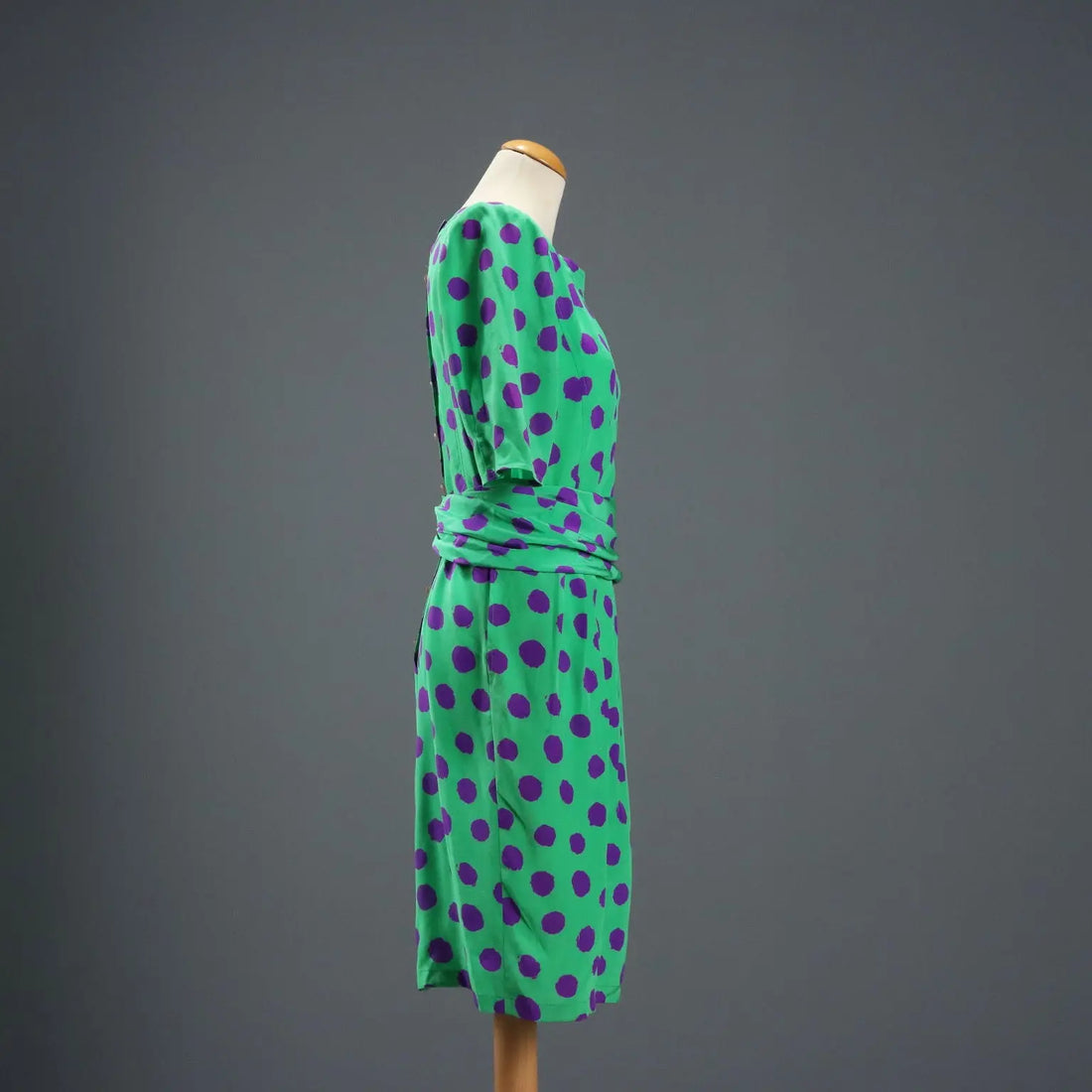Vintage Ungaro Dress Silk with Scarf UK Size 14 France 1980s-1990s - UK Size 14 | Clothing & House Linens | Vintage