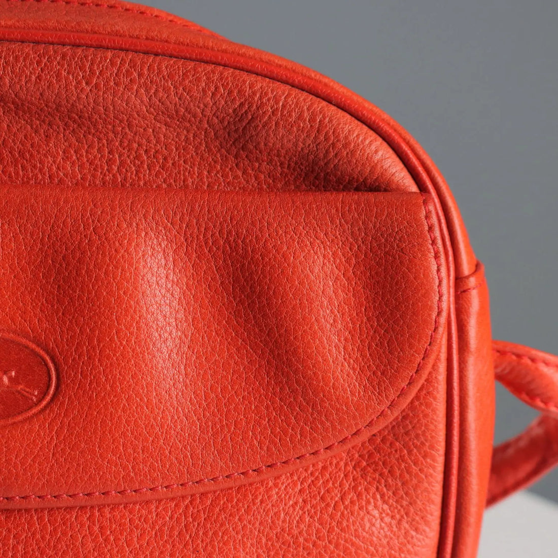 Vintage Longchamp Bag Red Leather France 1970s-1980s | Clothing & House Linens | Vintage
