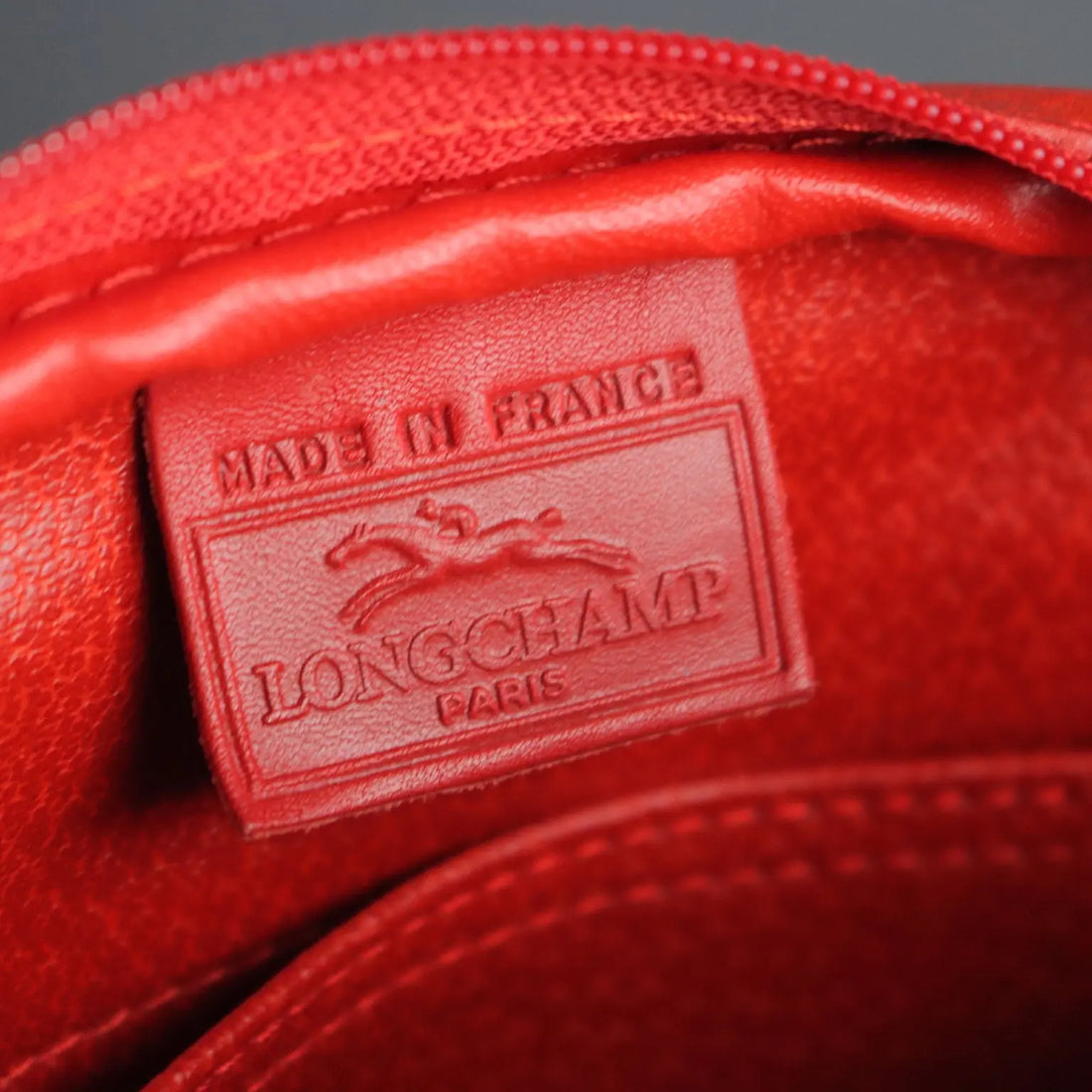 Vintage Longchamp Bag Red Leather France 1970s-1980s | Clothing & House Linens | Vintage