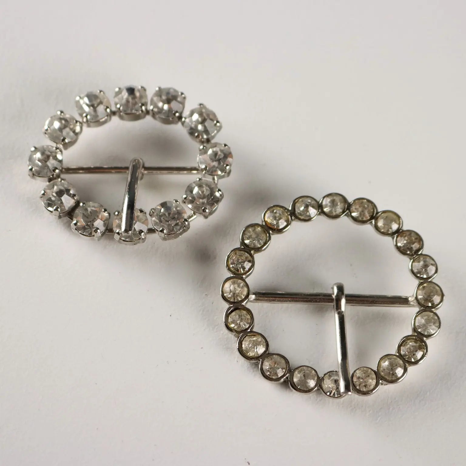 Vintage Buckles Metal Strass Various Shapes and Dimensions XX Century | Clothing & House Linens | Vintage