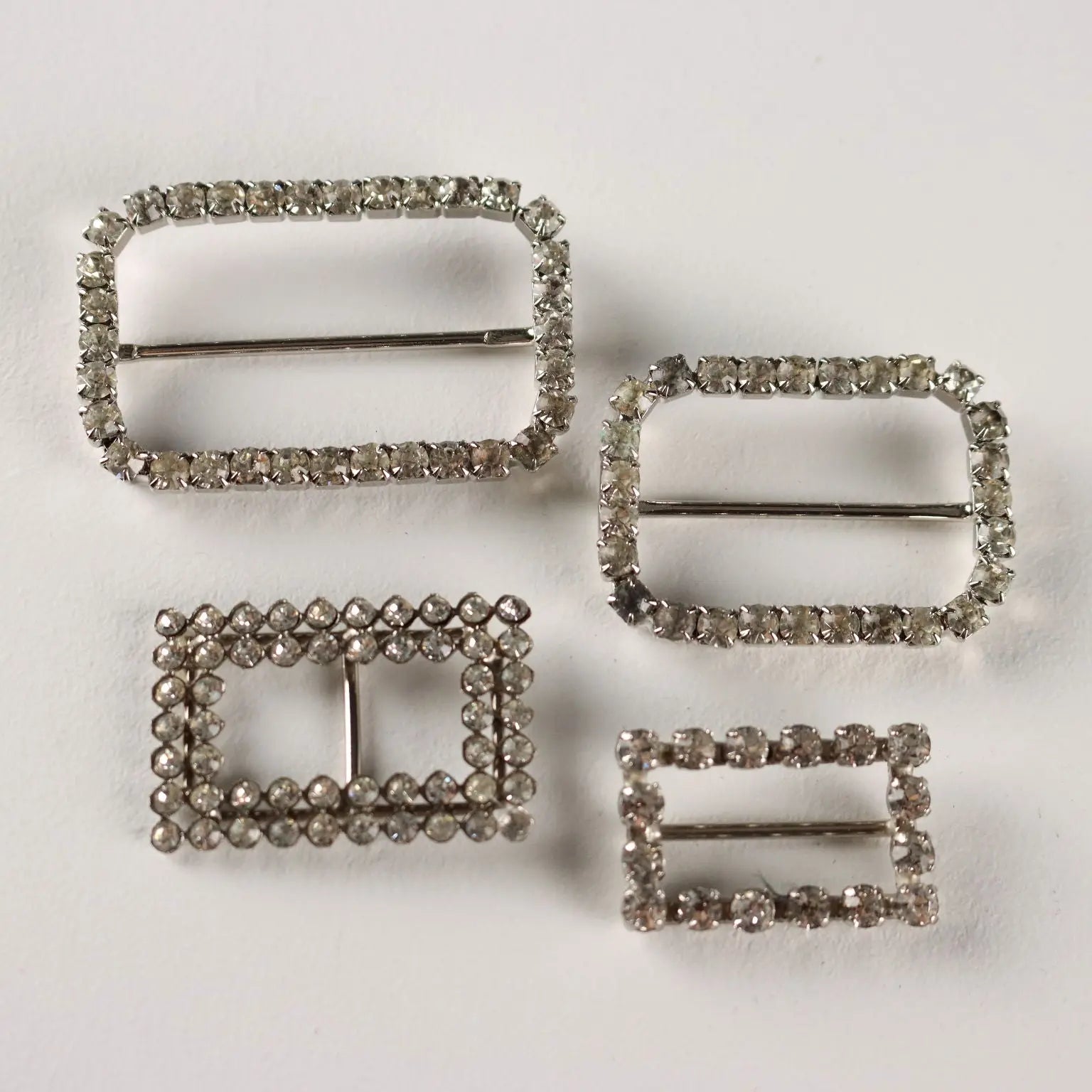 Vintage Buckles Metal Strass Various Shapes and Dimensions XX Century | Clothing & House Linens | Vintage