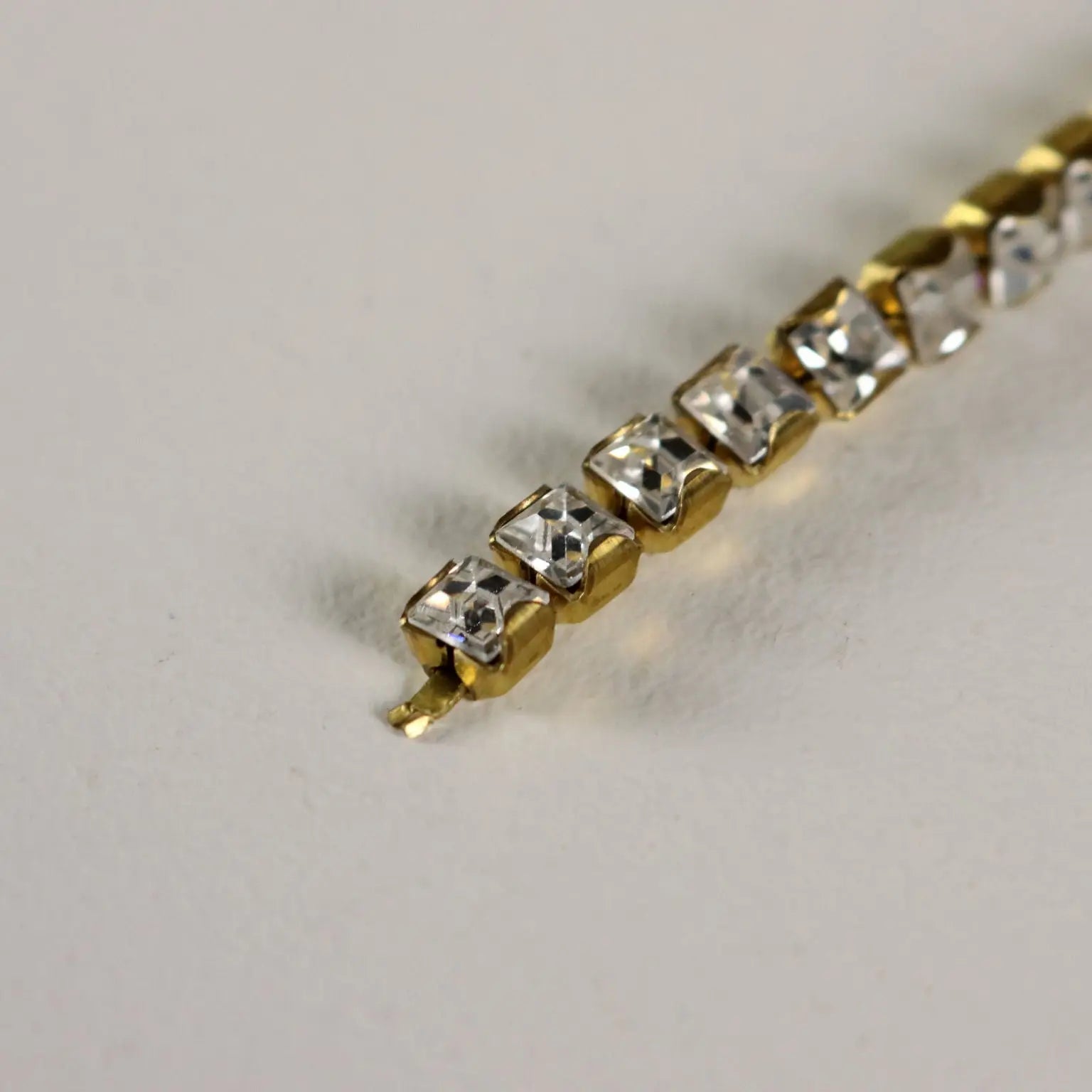 Swarovski Rhinestone Chain 20 Meters Crystal Coloured Austria - 20 meters | Clothing & House Linens | Vintage