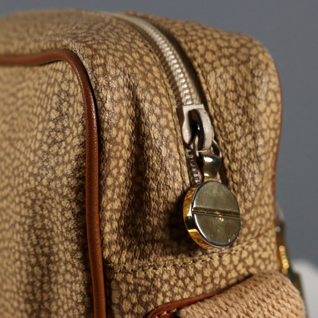 Borbonese Vintage Redwall Bag OP Canvas Leather 1980s | Clothing & House Linens | Vintage