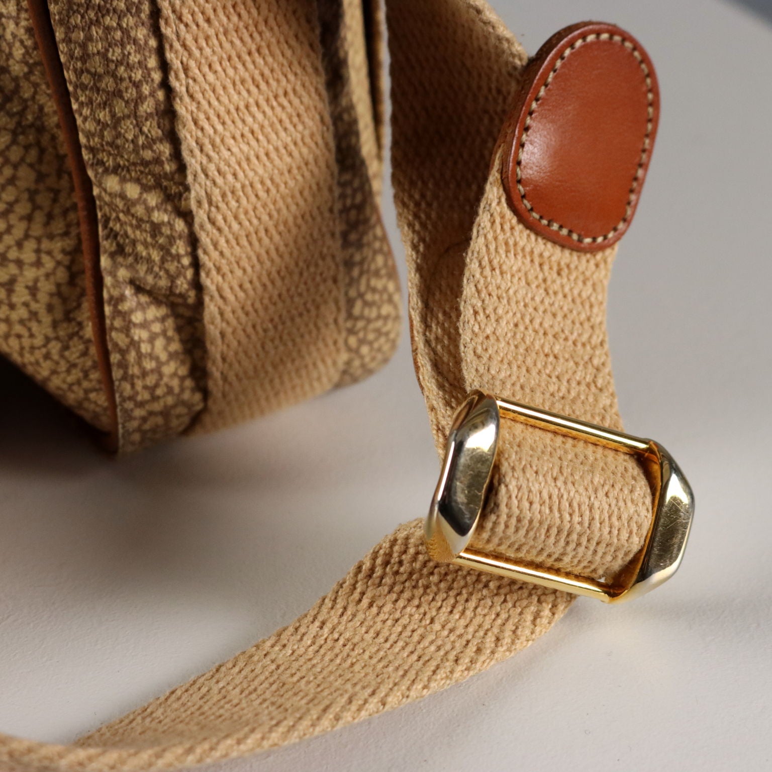 Borbonese Vintage Redwall Bag OP Canvas Leather 1980s | Clothing & House Linens | Vintage