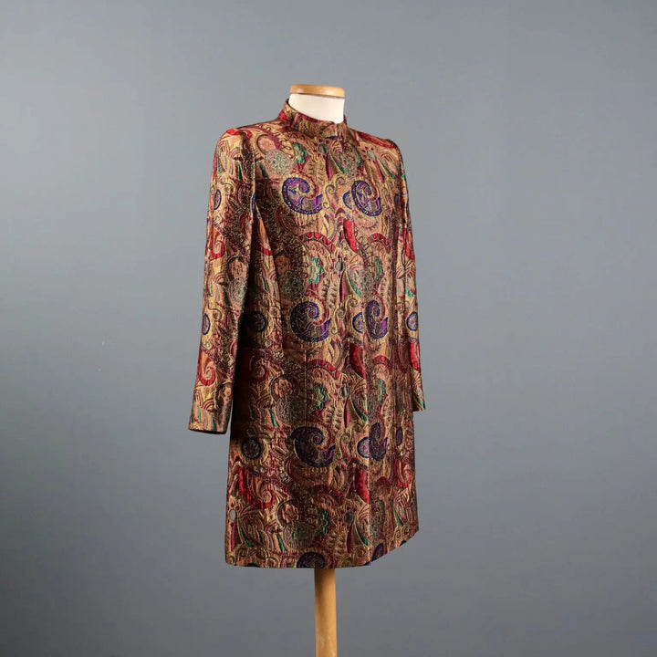 Vintage Brocade Fabric Jacket UK Size 10-12 Italy 1990s-2000s | Clothing & House Linens | Vintage