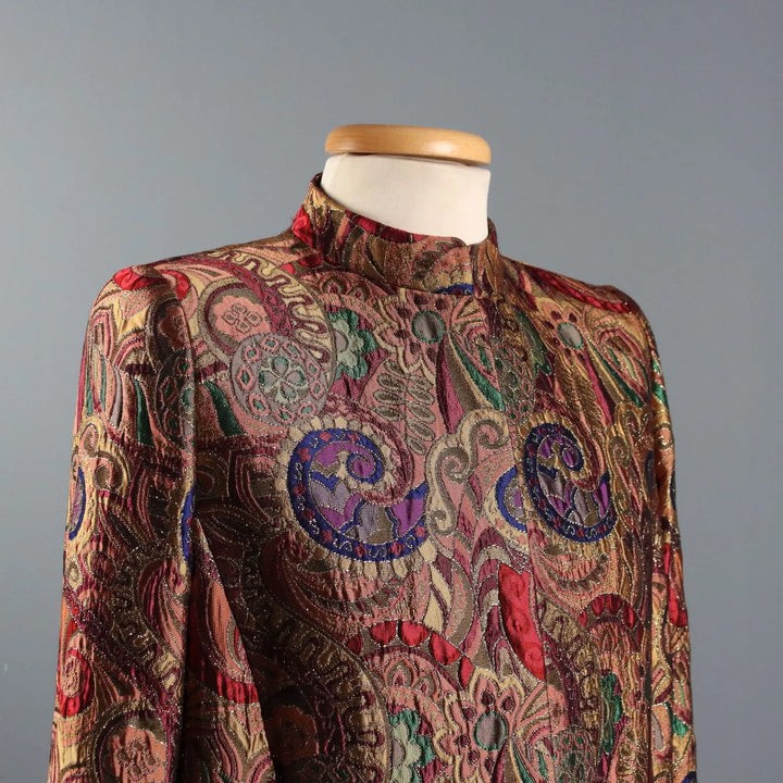 Vintage Brocade Fabric Jacket UK Size 10-12 Italy 1990s-2000s | Clothing & House Linens | Vintage