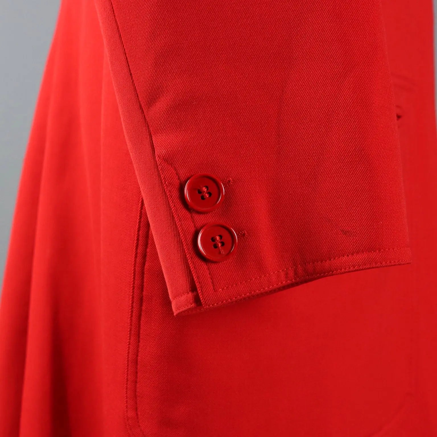 Valentino Vintage Red Overcoat Wool UK Size 14 Italy 1980s-90s - UK Size 14 | Clothing & House Linens | Vintage