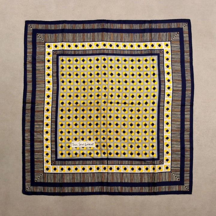 Vintage Yves Saint Laurent Scarf Coloured Silk France 1970s | Clothing & House Linens | Vintage