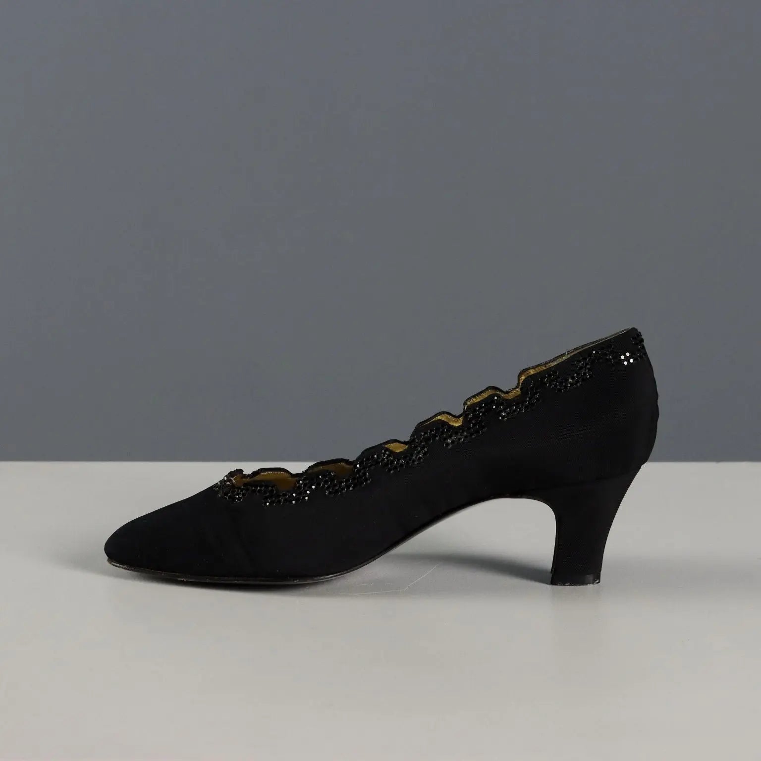 Valentino Garavani Vintage Shoes Black Satin UK Size 5 1980s - UK Size 5 | Clothing & House Linens | Vintage
