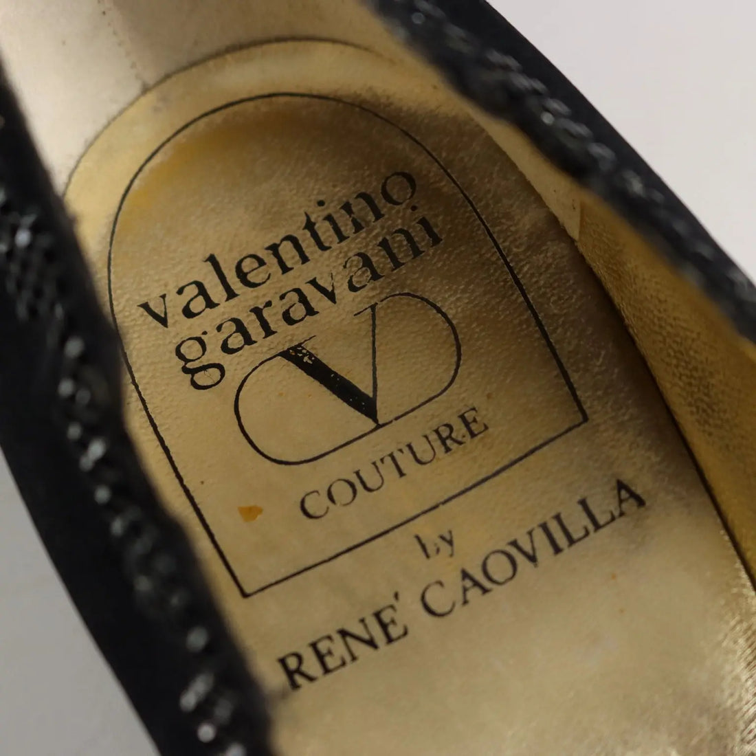 Valentino Garavani Vintage Shoes Black Satin UK Size 5 1980s - UK Size 5 | Clothing & House Linens | Vintage