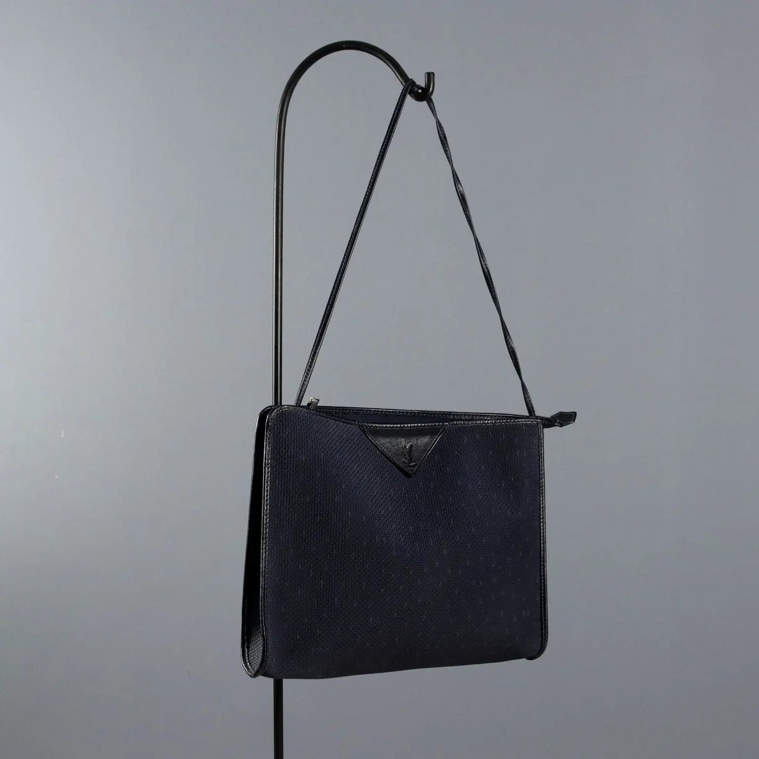 Vintage Bag Yves Saint Laurent Blue Leather France 1990s | Clothing & House Linens | Vintage