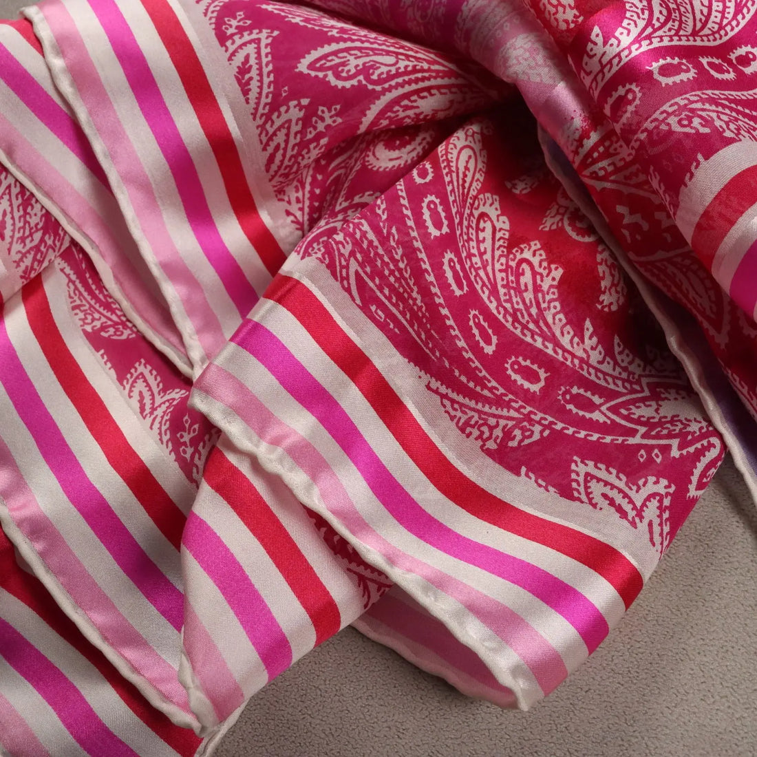 Vintage Ungaro Scarf Silk Fantasy Print France 1980s-1990s | Clothing & House Linens | Vintage