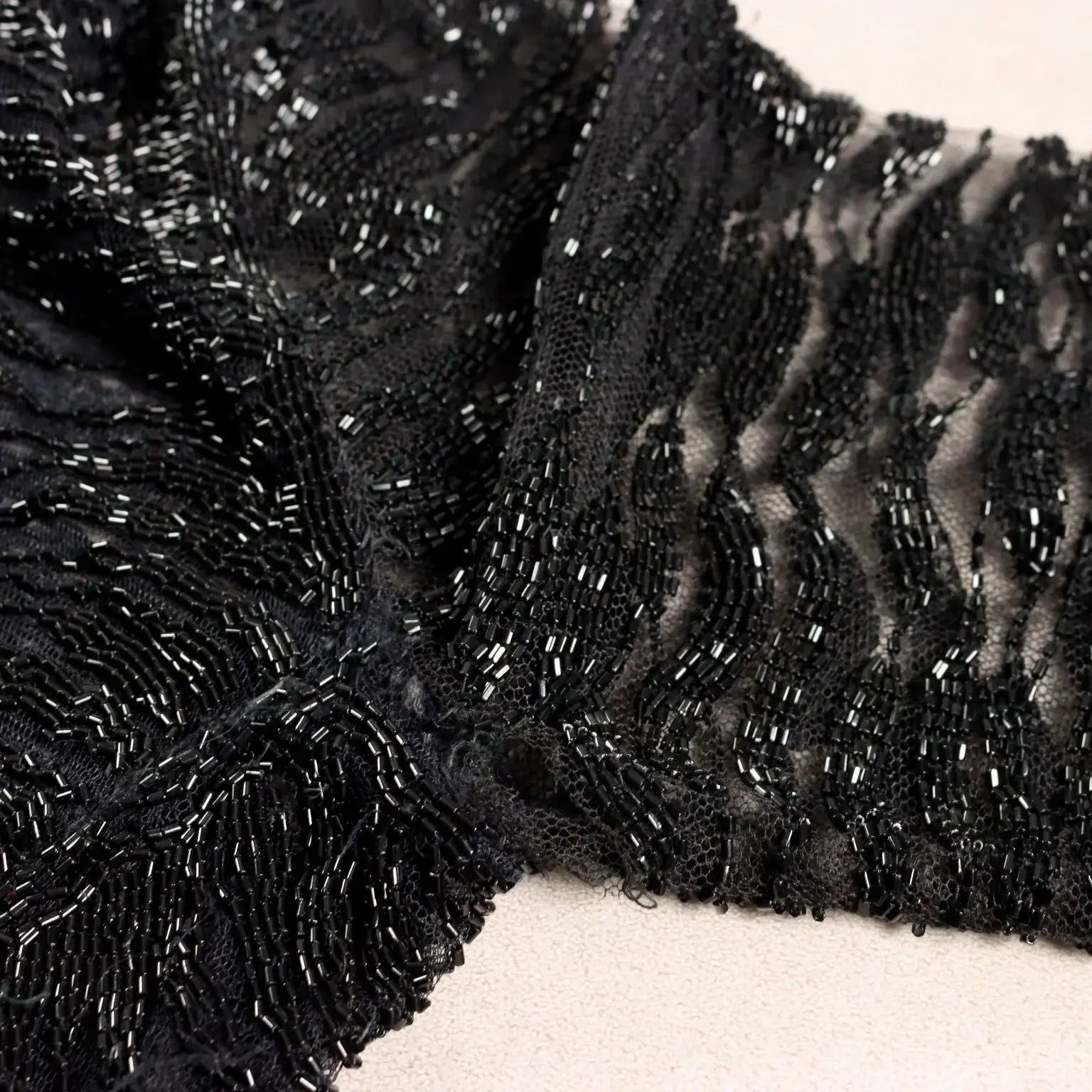 Vintage Dress Black Tulle UK Size 12 Italy 1980s - UK Size 12 | Clothing & House Linens | Vintage