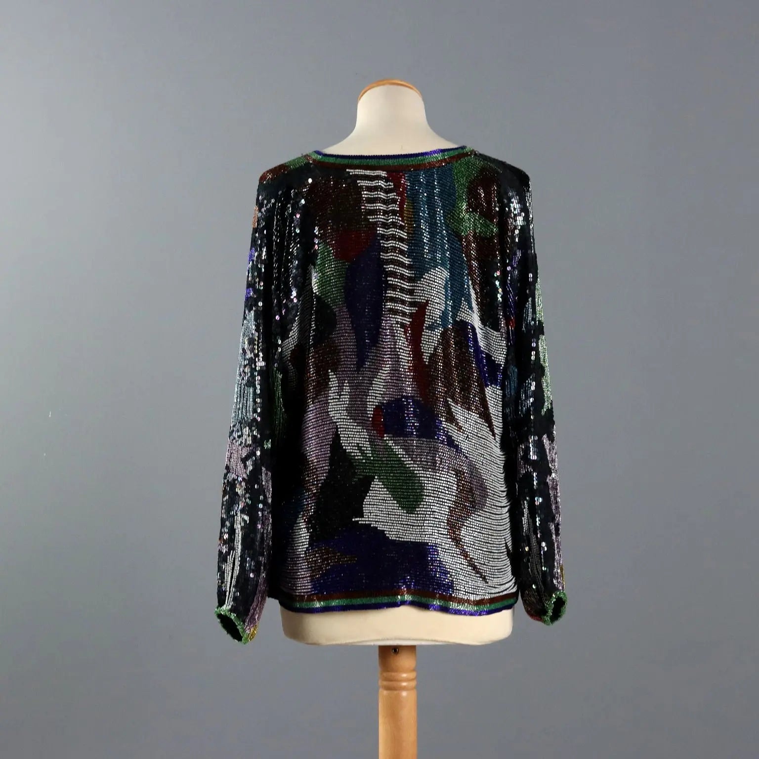 Vintage Shirt with Beads Unique Size Italy 1980s - Unique Size | Clothing & House Linens | Vintage