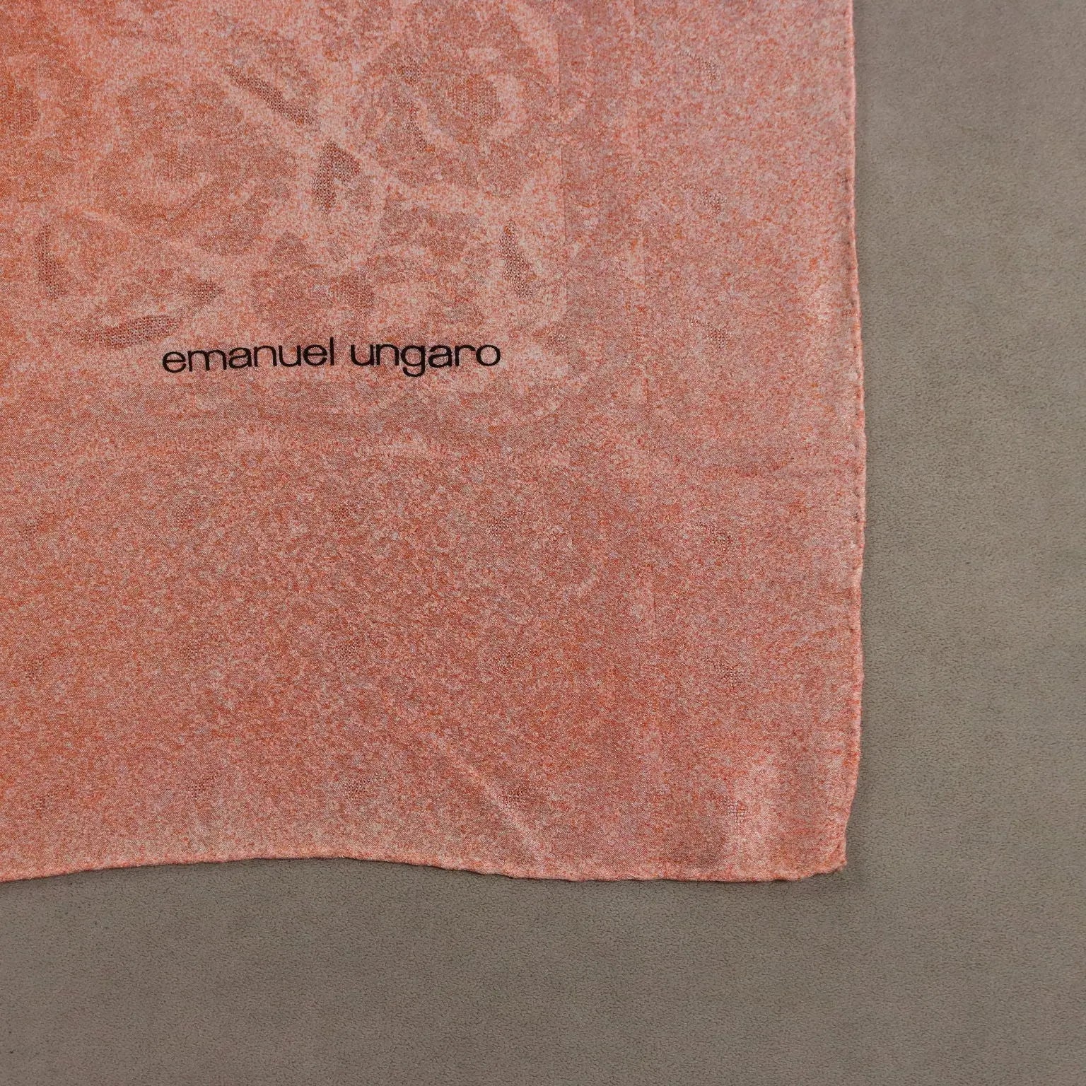 Vintage Ungaro Scarf Pure Silk Flower Drawings 1980s | Clothing & House Linens | Vintage