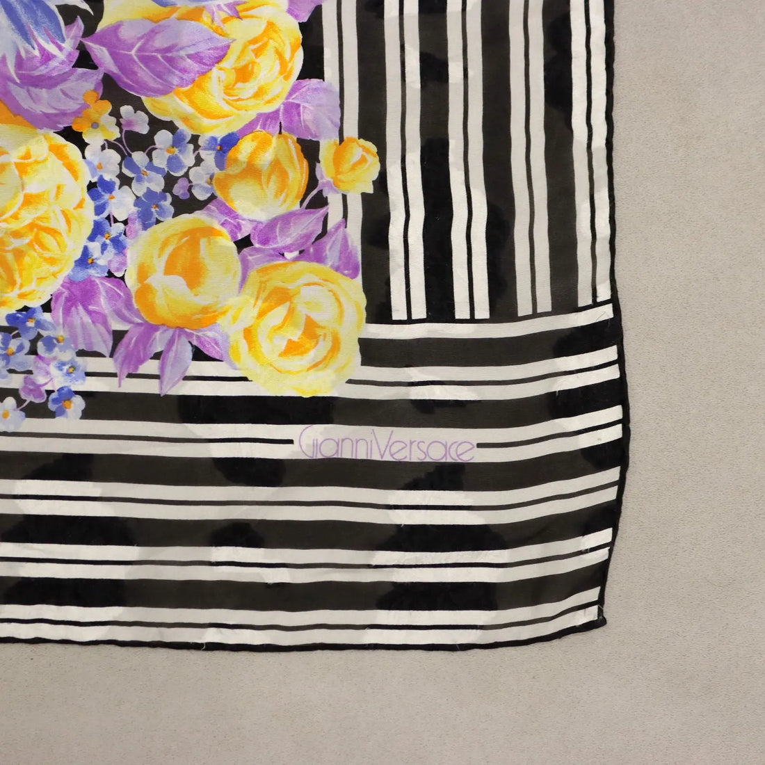 Gianni Versace Vintage Scarf Multi-Coloured Silk 1980s-1990s | Clothing & House Linens | Vintage