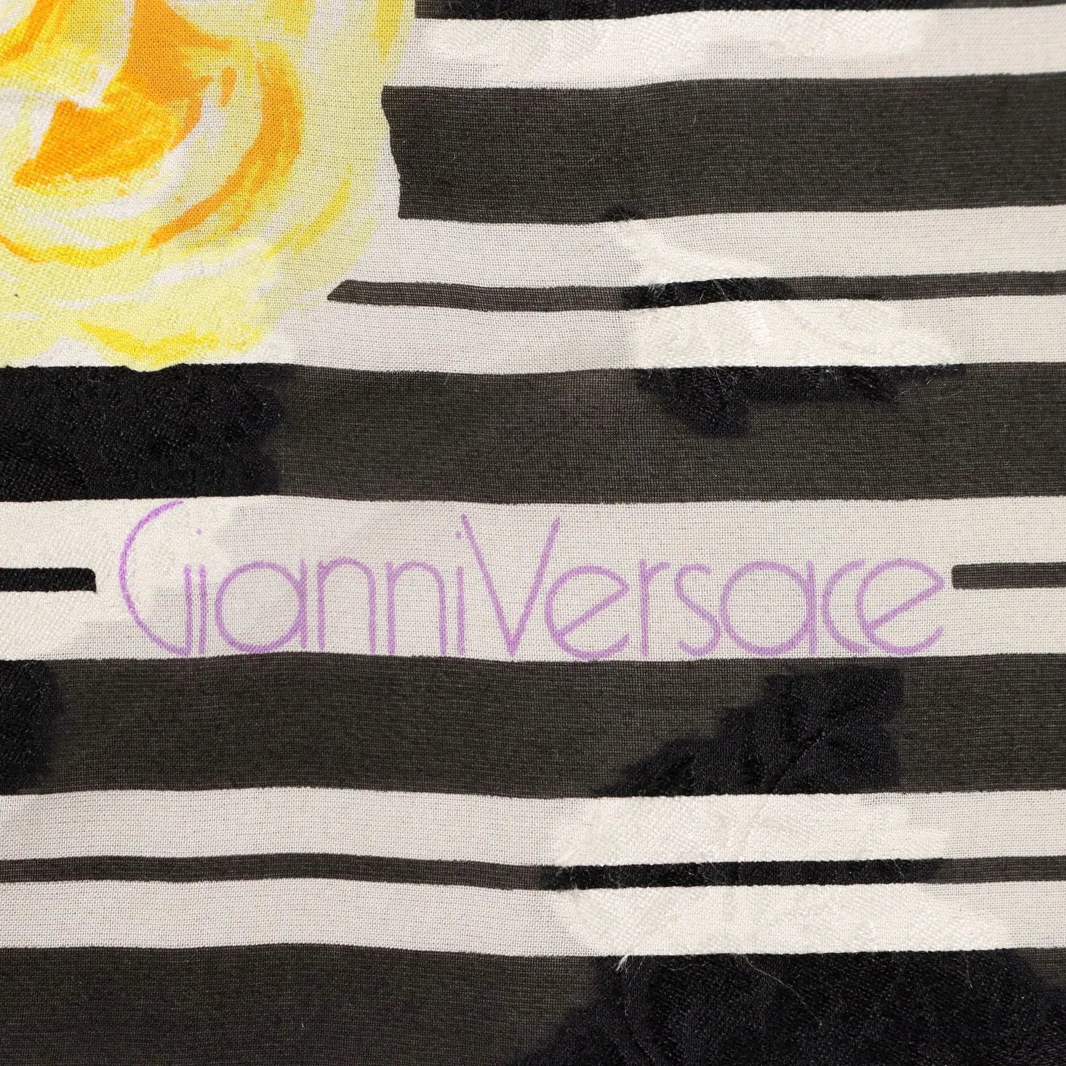 Gianni Versace Vintage Scarf Multi-Coloured Silk 1980s-1990s | Clothing & House Linens | Vintage