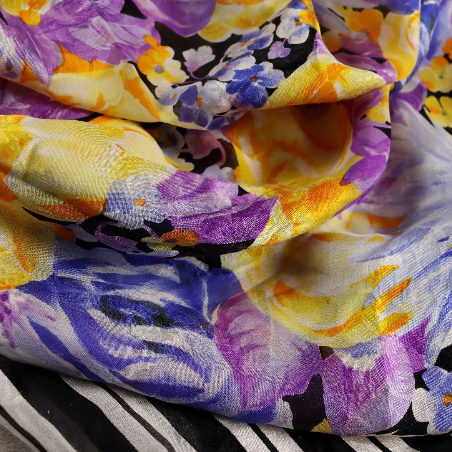 Gianni Versace Vintage Scarf Multi-Coloured Silk 1980s-1990s | Clothing & House Linens | Vintage