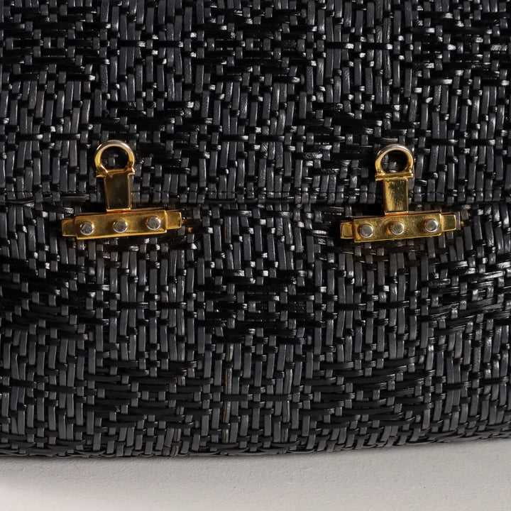 Roberta di Camerino Vintage Handbag Leather Metal Italy 1960s | Clothing & House Linens | Vintage