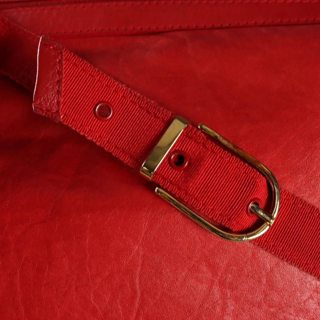 Vintage Bag Jacques Saint Just Red Leather France 1980s-1990s | Clothing & House Linens | Vintage